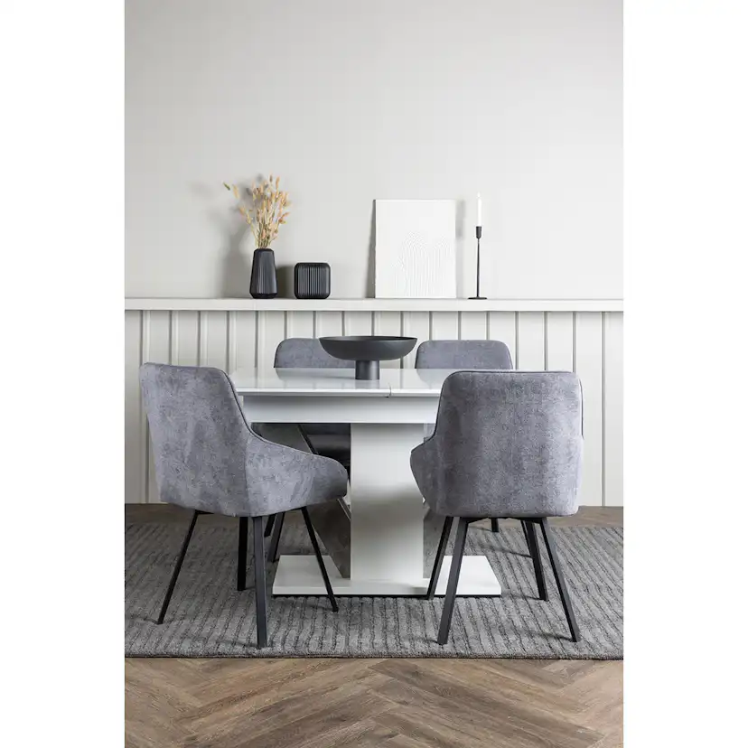 Matgrupp Venture Home Disa med 4st Rosie Matstolar