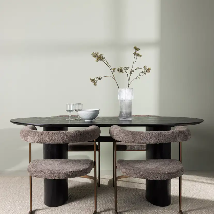 Matgrupp Venture Home Isolde med 4 Morning Stolar