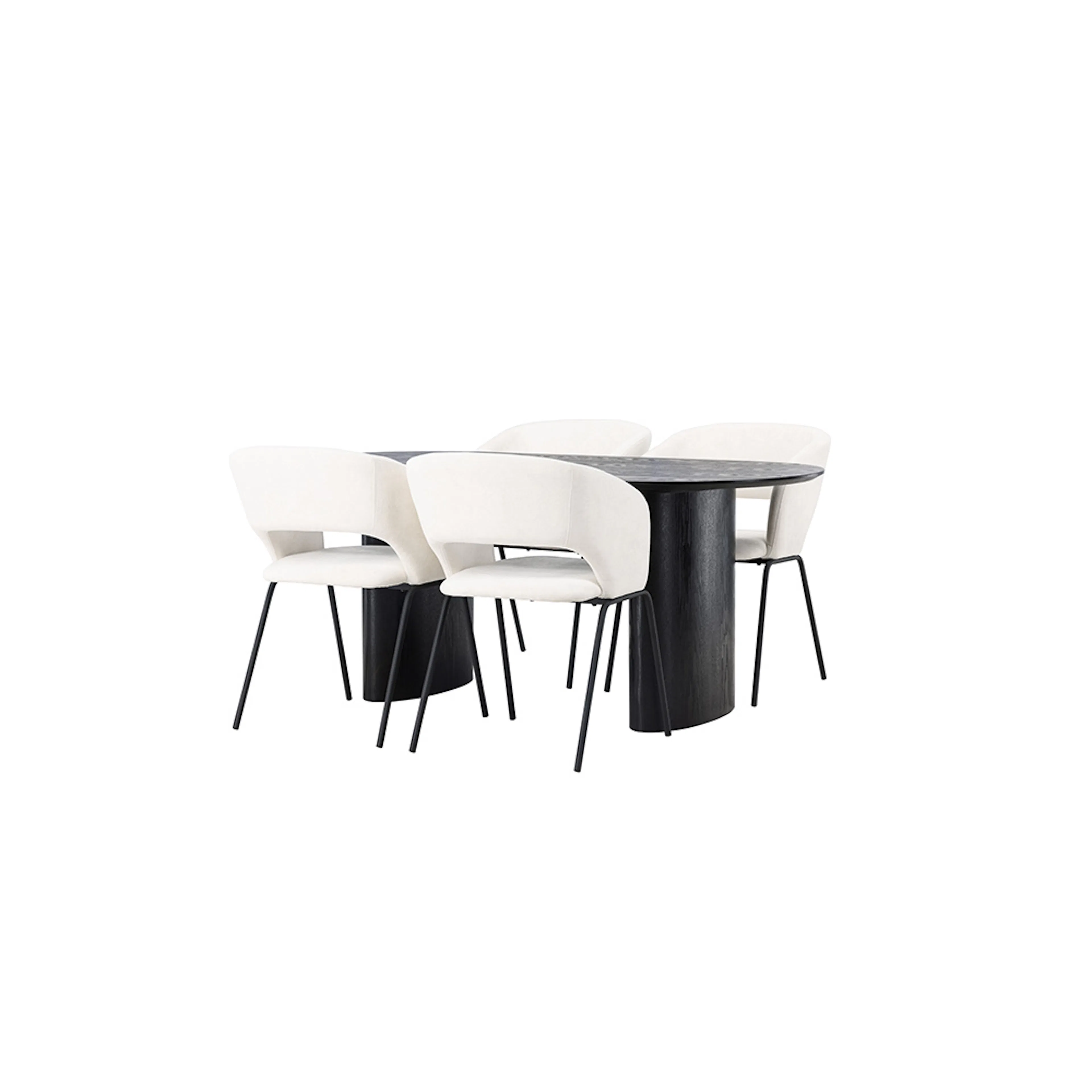 Matgrupp Venture Home Isolde med 4 st Day stolar