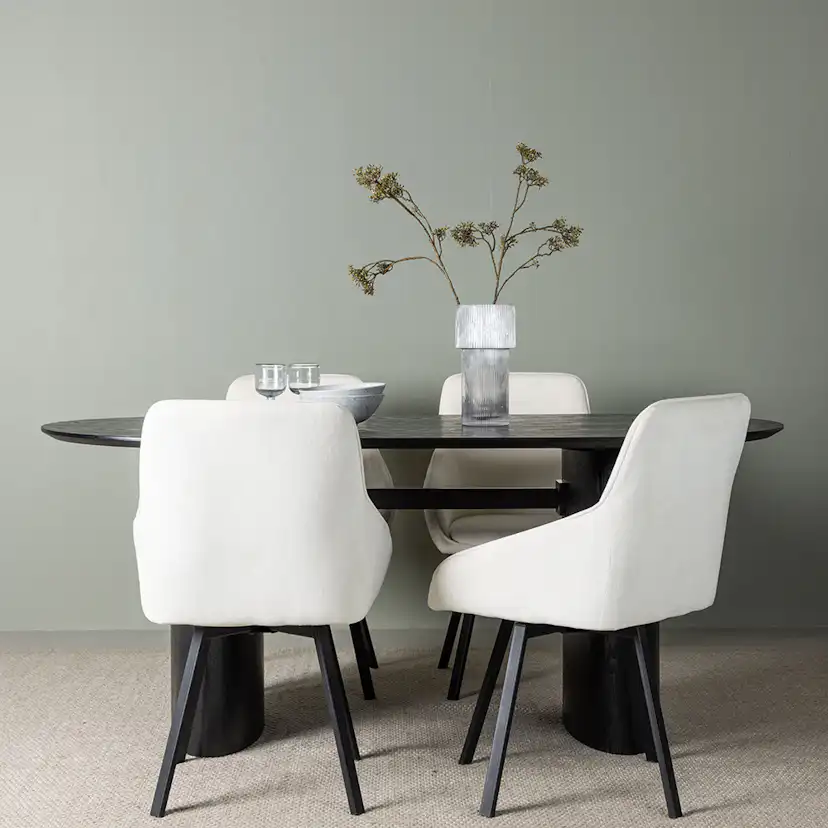 Matgrupp Venture Home Isolde med 4 st Rosie stolar