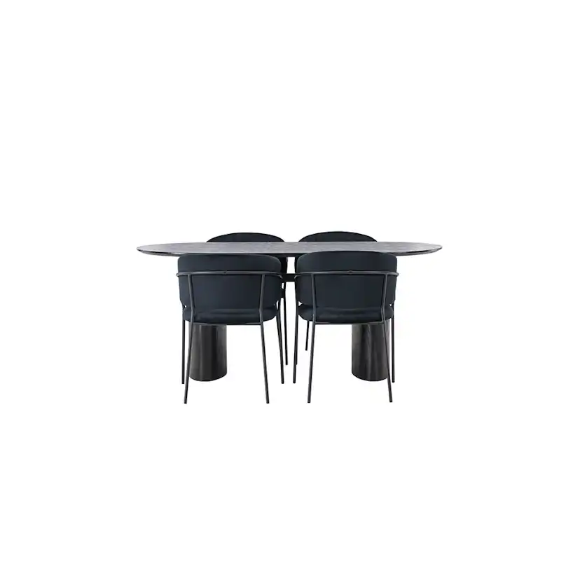 Matgrupp Venture Home Isolde med 4 st Selma stolar