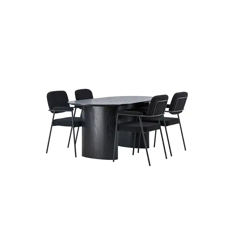 Matgrupp Venture Home Isolde med 4 st Yesterday stolar