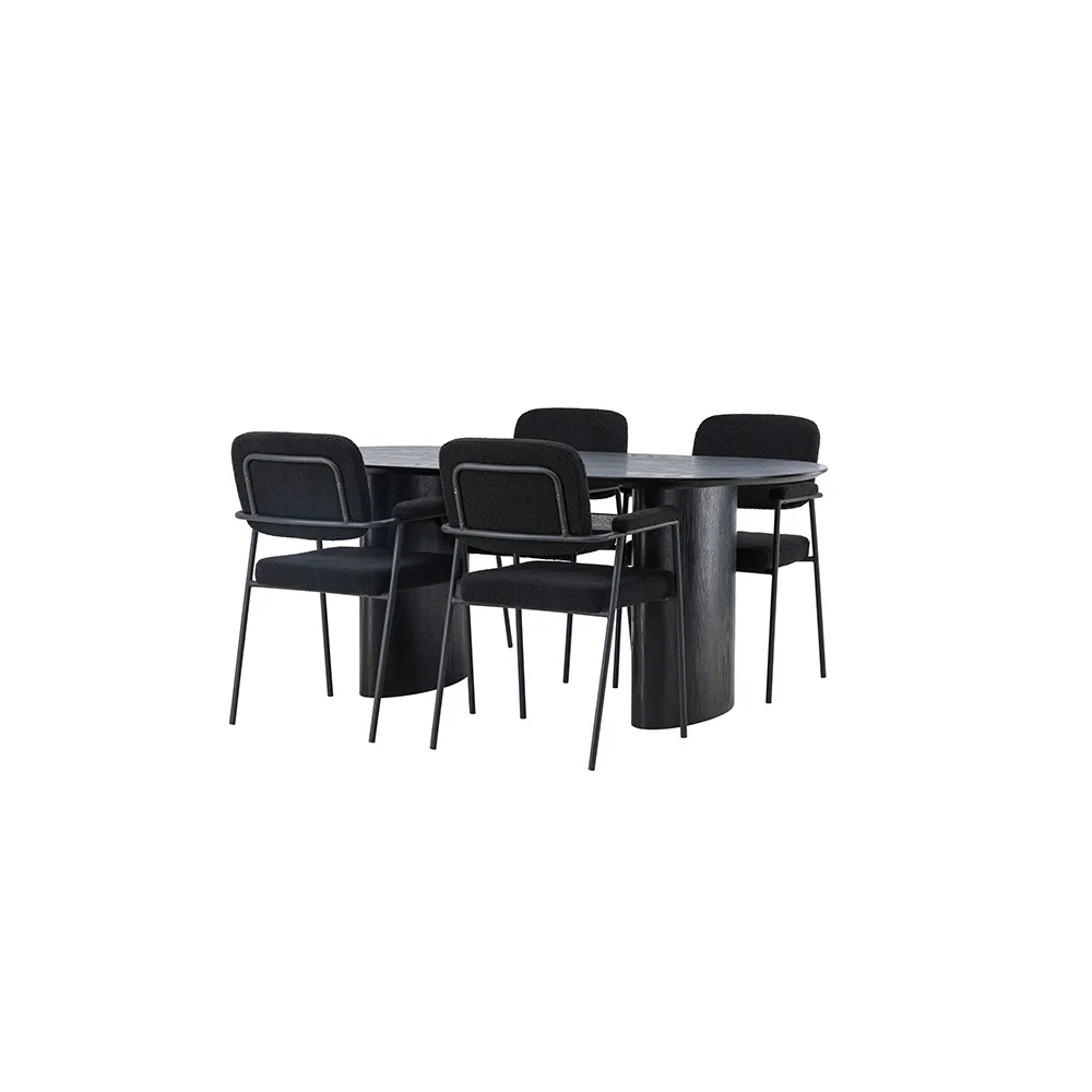 Matgrupp Venture Home Isolde med 4 st Yesterday stolar