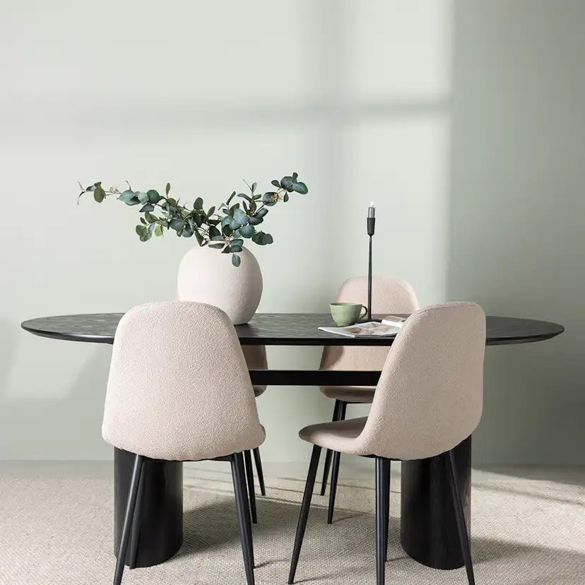 Matgrupp Venture Home Isolde med 4 st Polar stolar