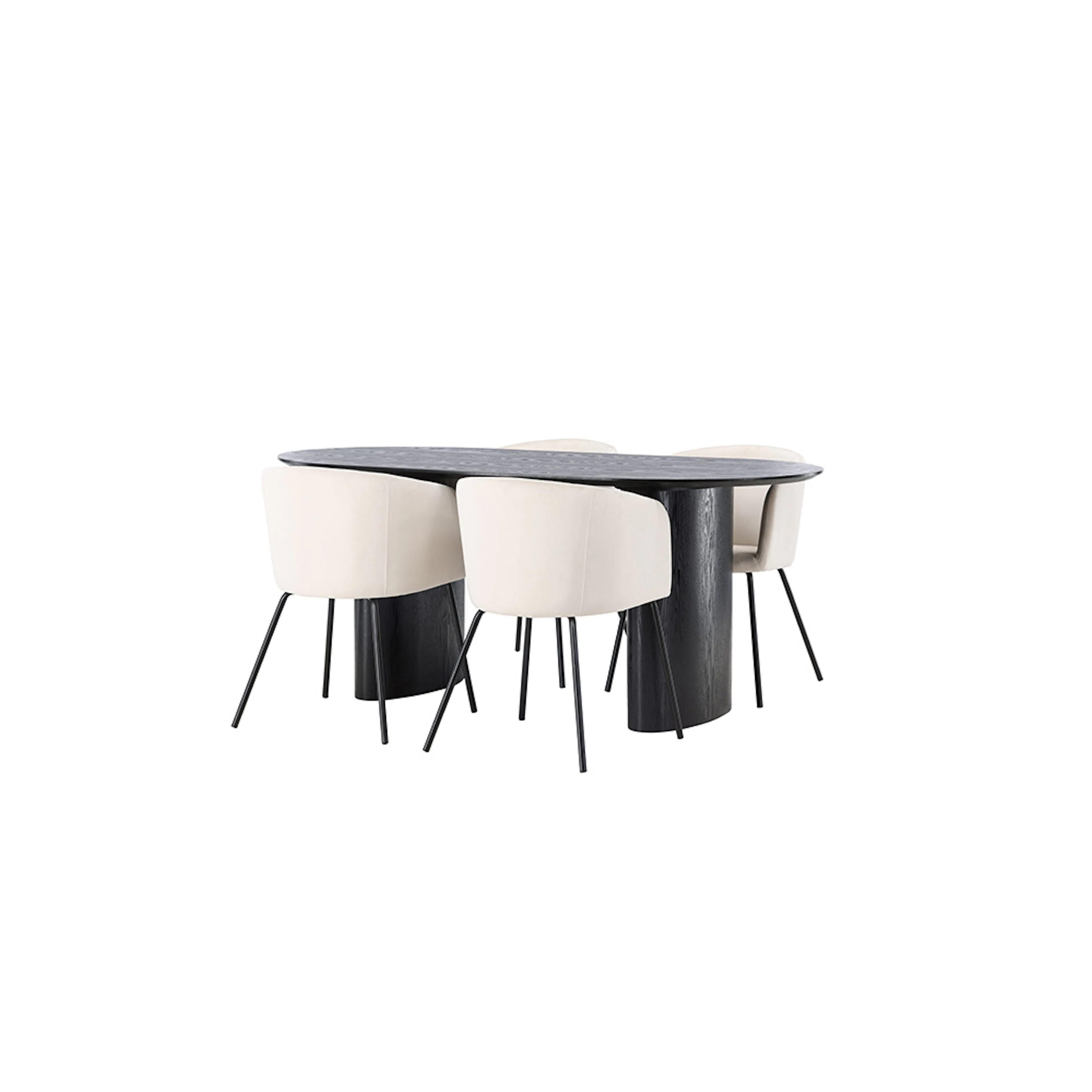 Matgrupp Venture Home Isolde med 4 st Berit stolar