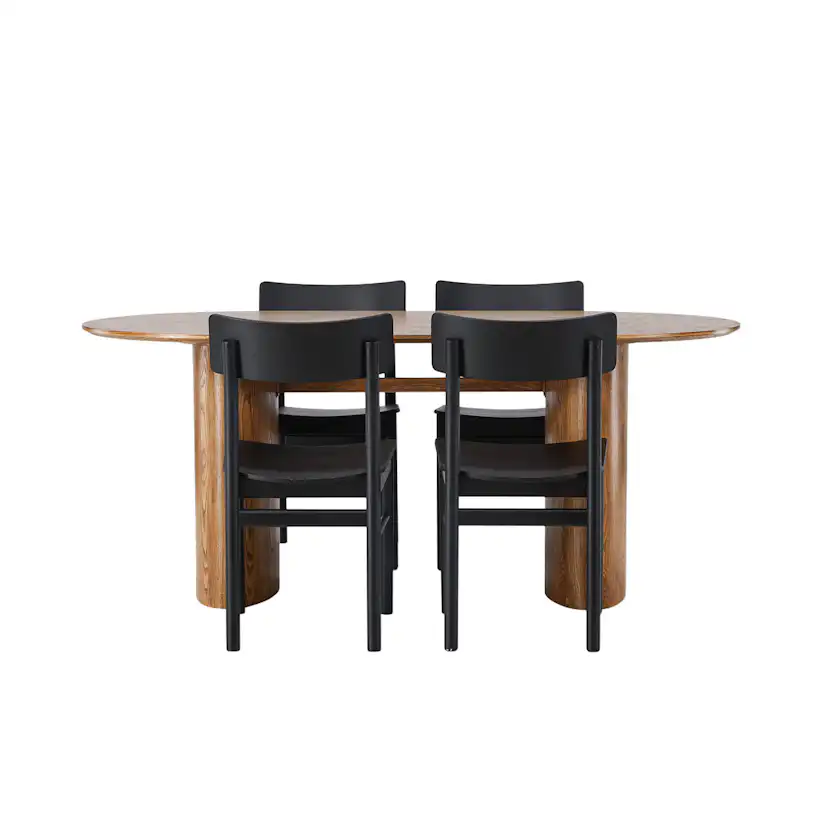 Matgrupp Venture Home Isolde med 4 Montros Stolar