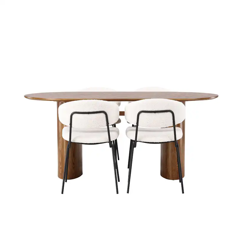 Matgrupp Venture Home Isolde med 4 Chico Stolar