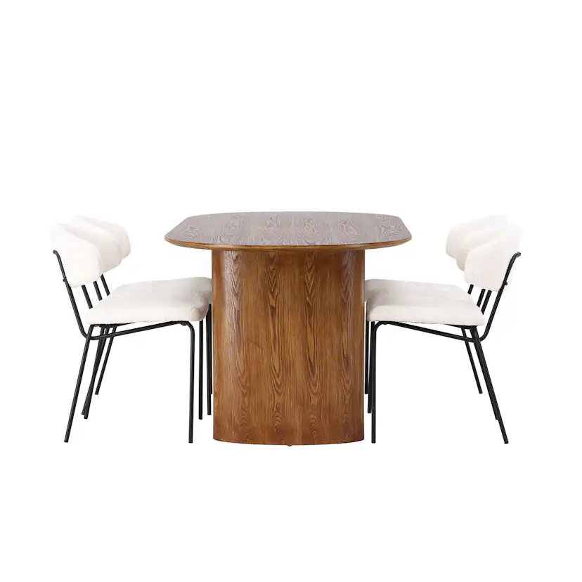 Matgrupp Venture Home Isolde med 4 Chico Stolar