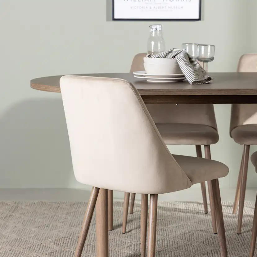 Matgrupp Venture Home Andy med 4 st Night stolar