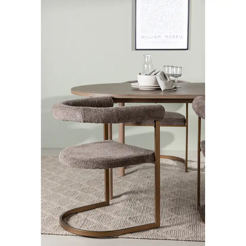 Matgrupp Venture Home Andy Ø120 cm med 4st Morning Matstolar