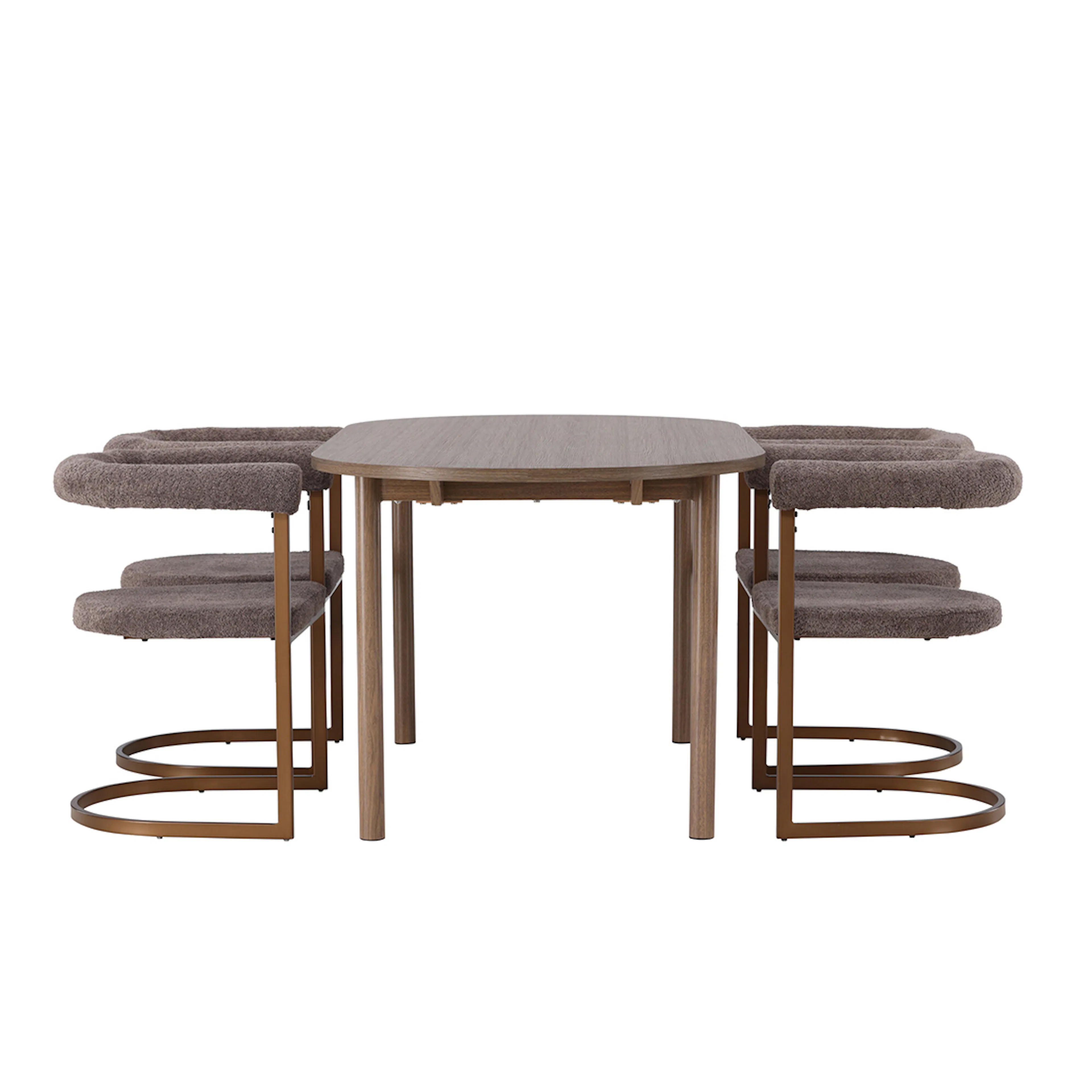 Matgrupp Venture Home Andy Ø120 cm med 4st Morning Matstolar