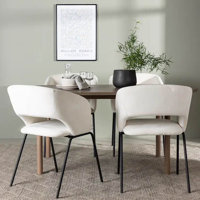 Matgrupp Venture Home Andy med 4 st Day stolar