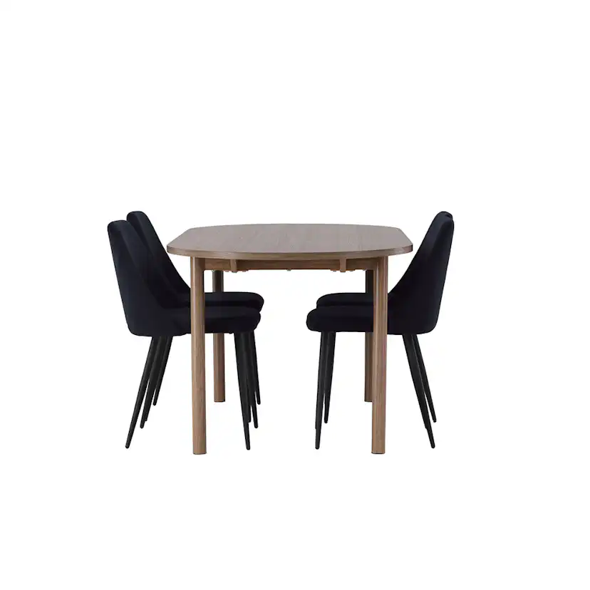 Matgrupp Venture Home Andy med 4 Night Stolar