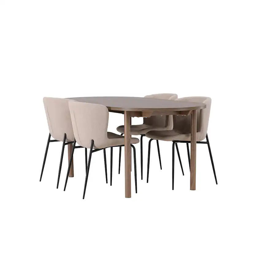 Matgrupp Venture Home Andy med 4 Modesto Stolar