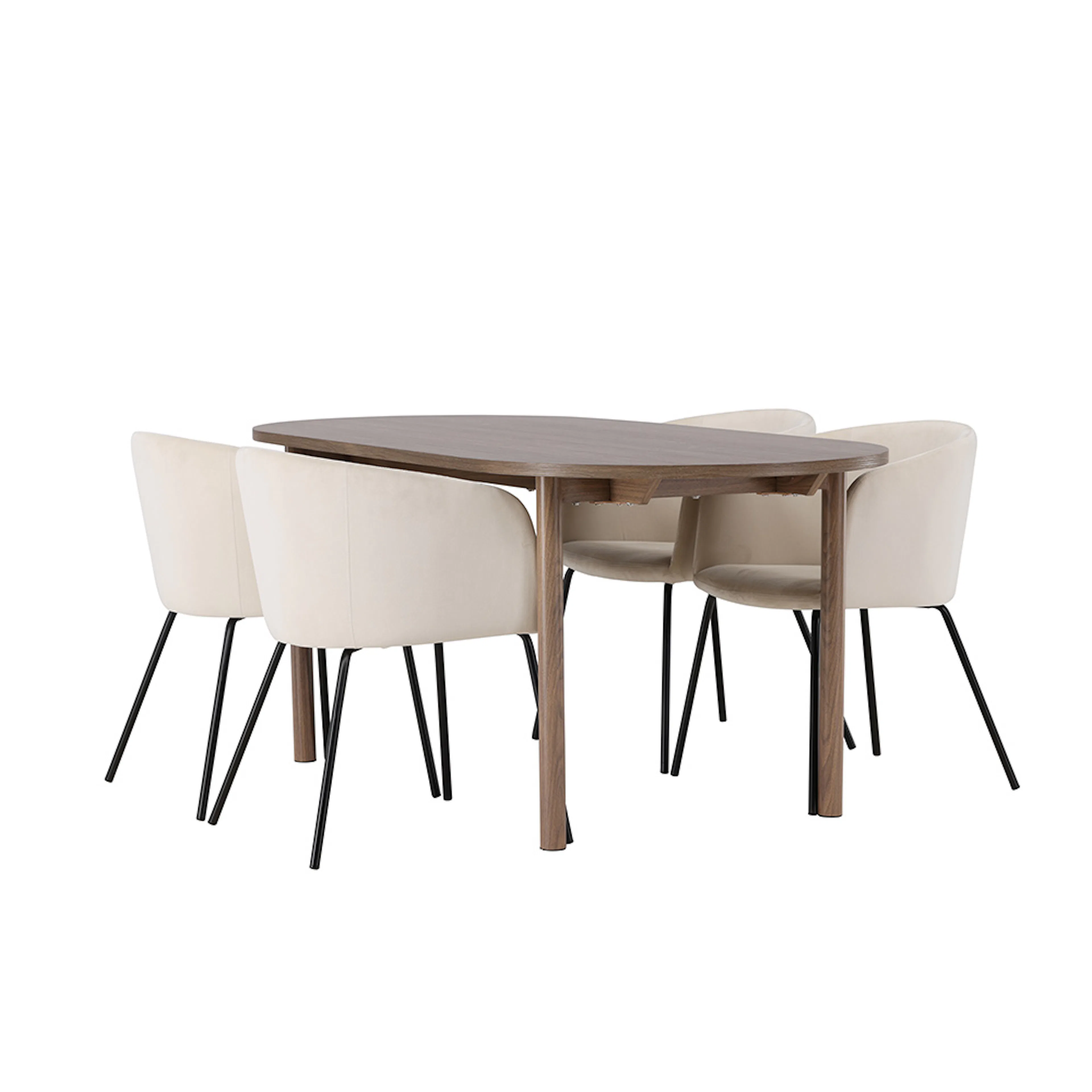 Matgrupp Venture Home Andy med 4 Berit Stolar