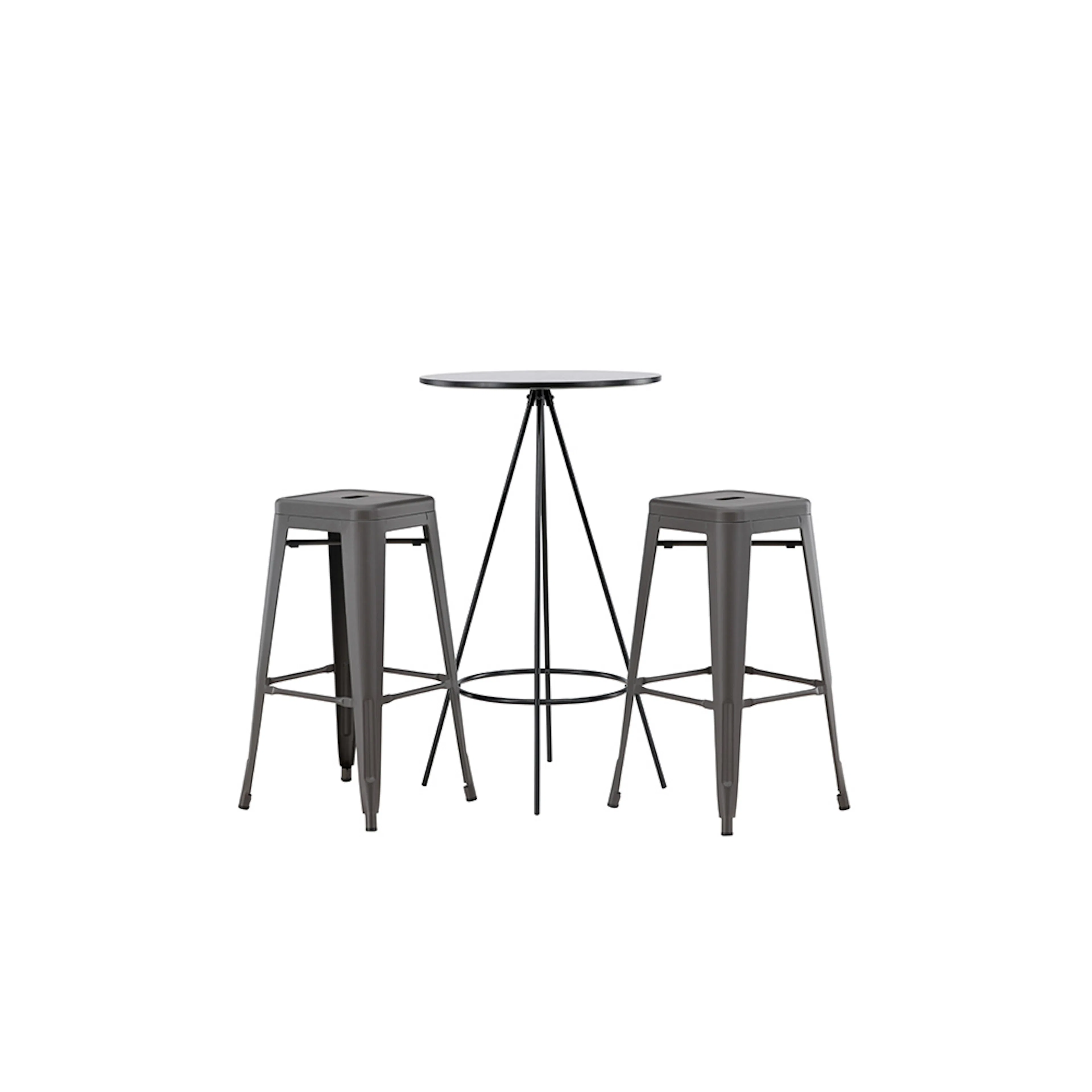 Matgrupp Venture Home Bistro Ø60 cm med 2 st Tempe stolar