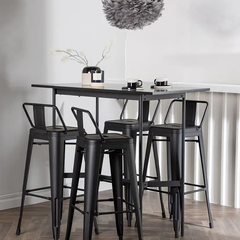 Matgrupp Venture Home Rax med 4 st Tempe Stolar Ryggstöd