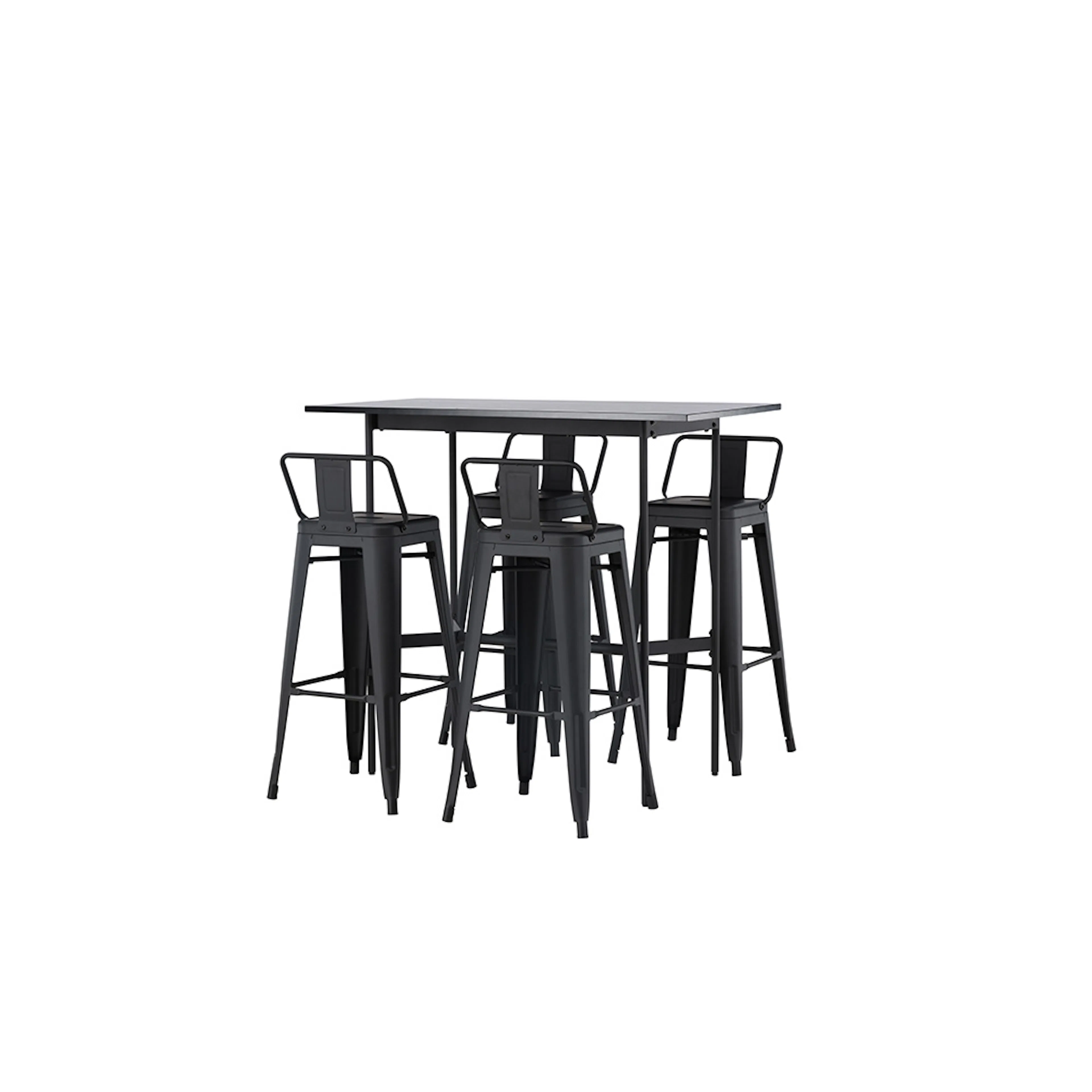 Matgrupp Venture Home Rax med 4 st Tempe Stolar Ryggstöd