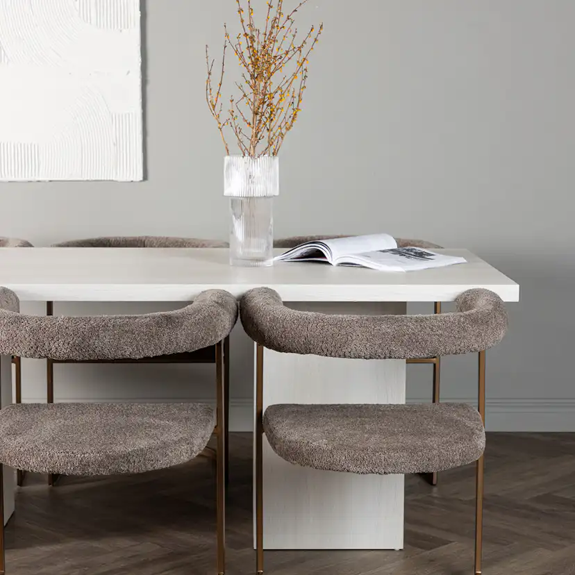 Matgrupp Venture Home Olga med 6 Morning Stolar