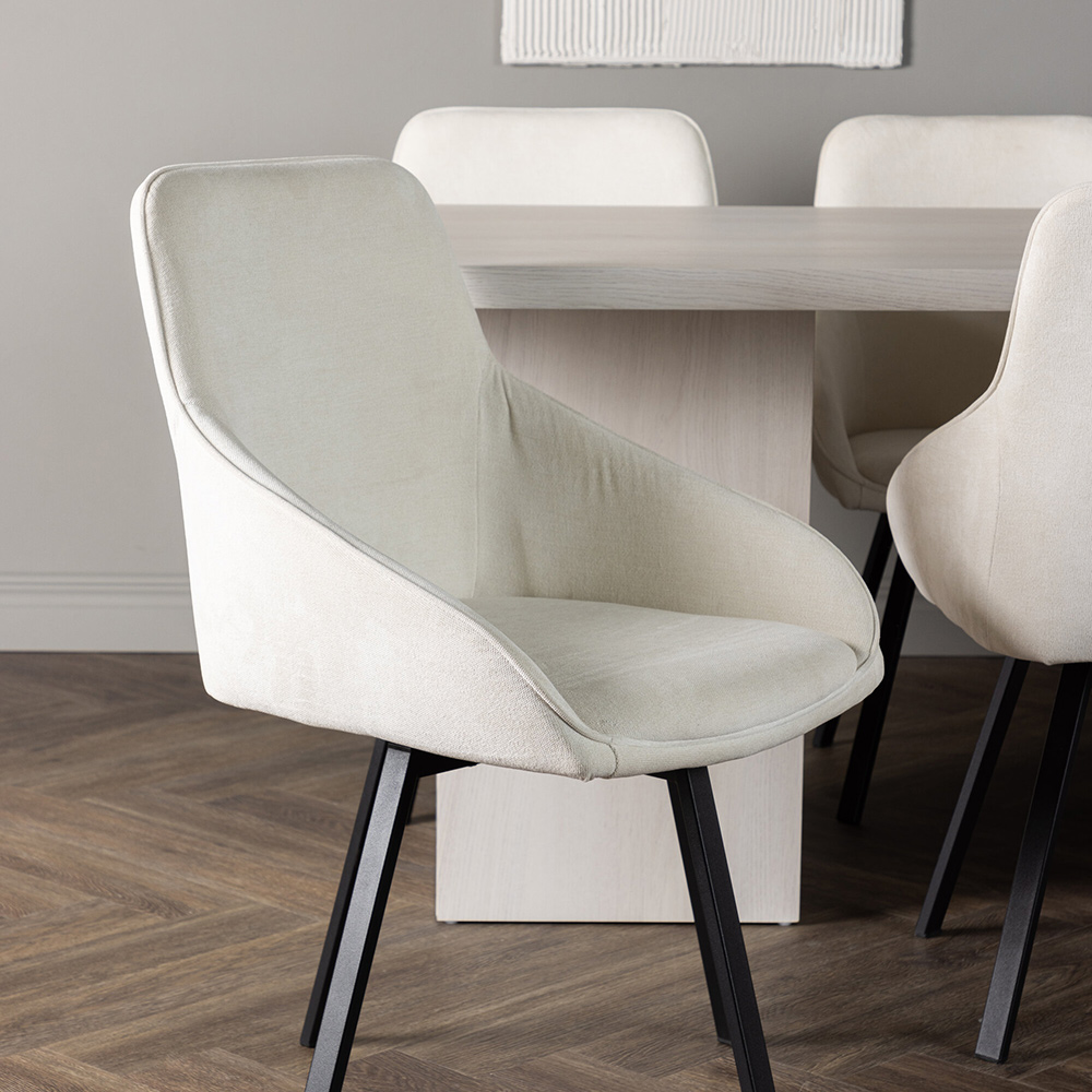 Matgrupp Venture Home Olga med 6 Rosie Stolar