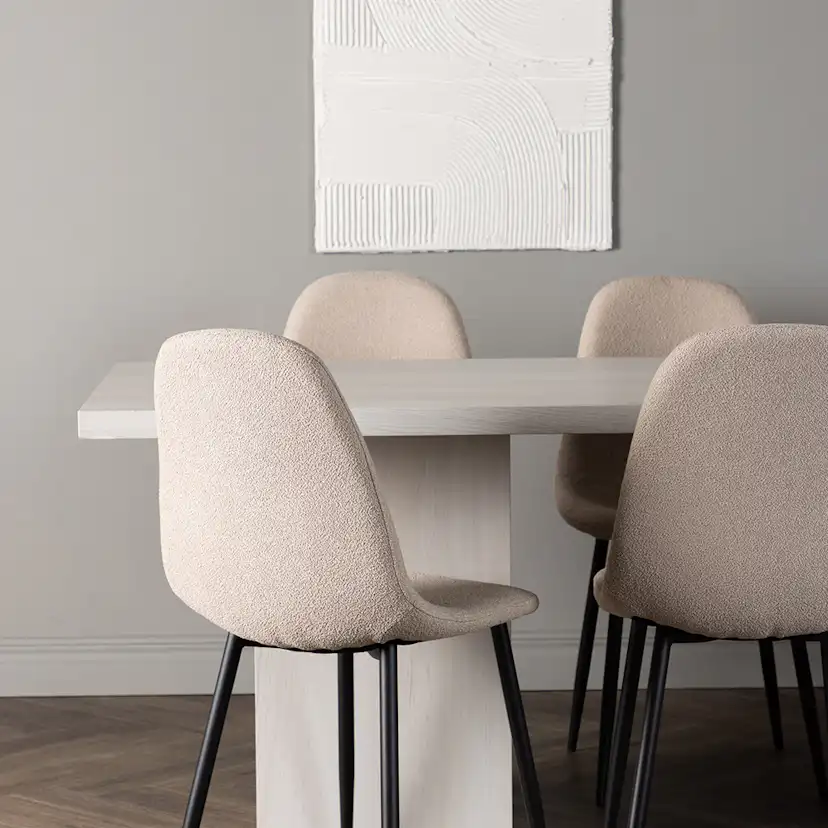 Matgrupp Venture Home Olga med 6 Polar Stolar