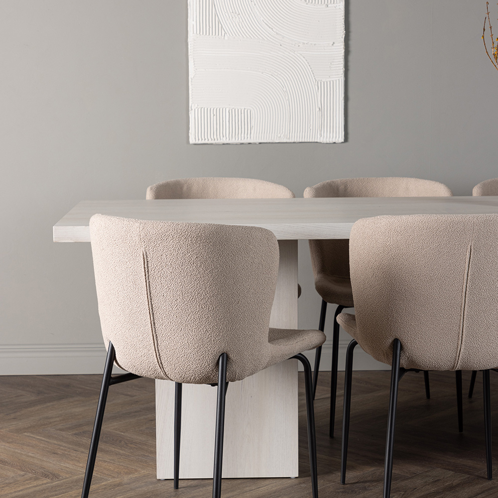 Matgrupp Venture Home Olga med 6 st Modesto stolar