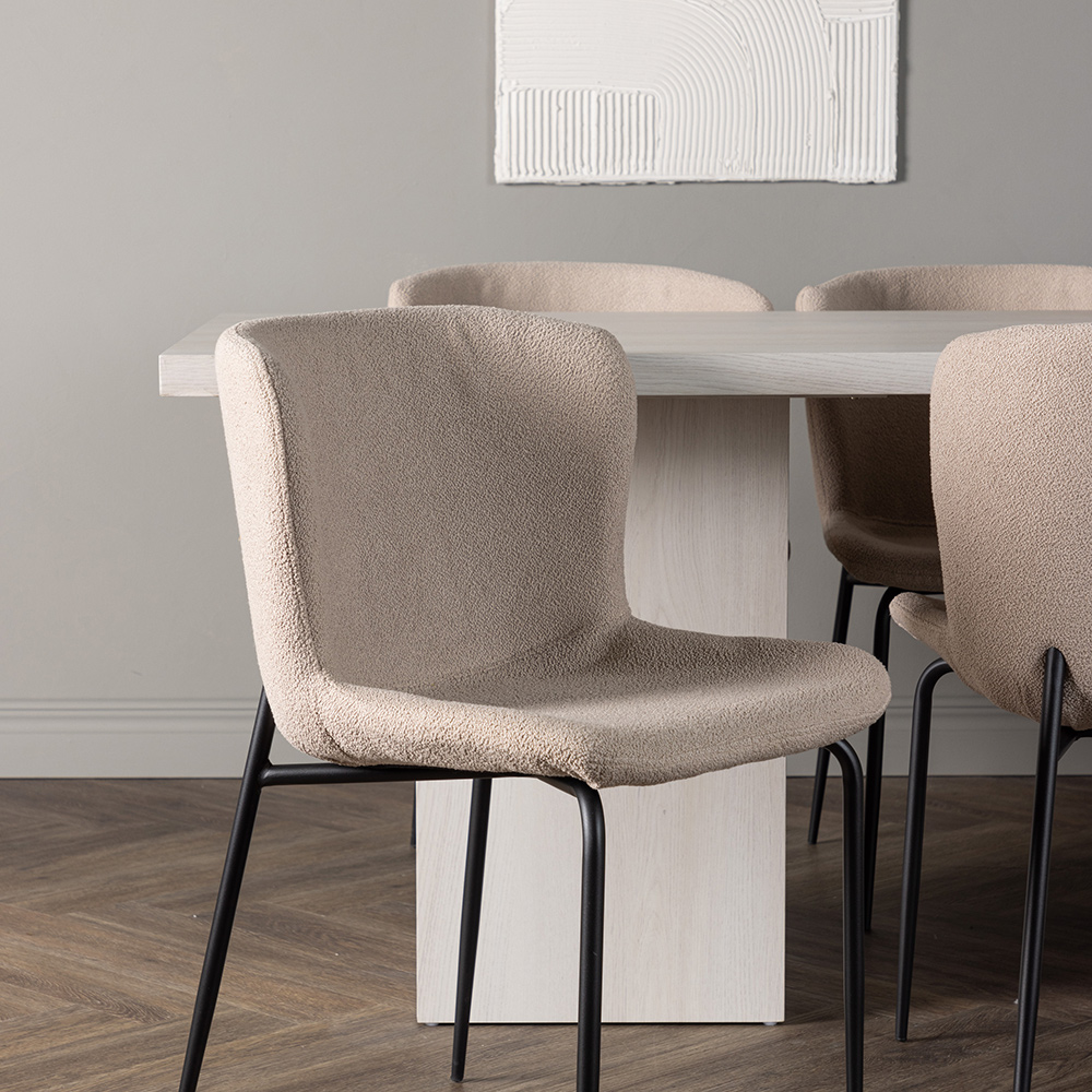 Matgrupp Venture Home Olga med 6 st Modesto stolar