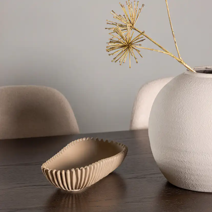 Matgrupp Venture Home Ystad med 6 st Polar stolar