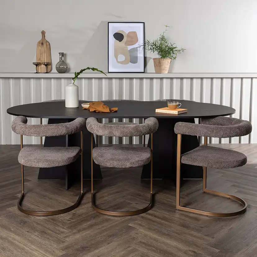 Matgrupp Venture Home Bootcut med 6 st Morning stolar