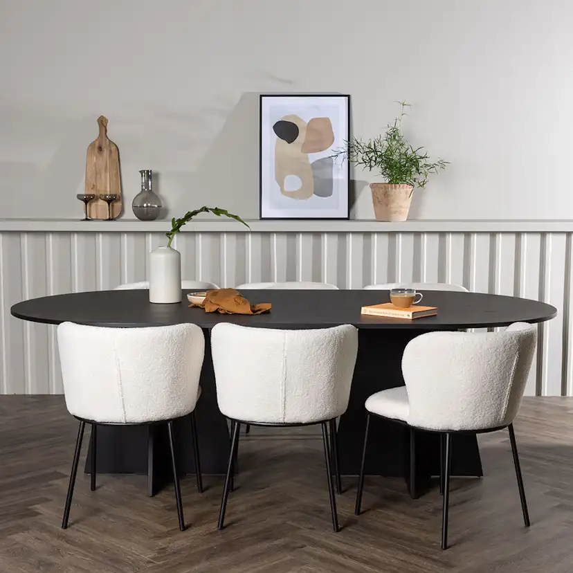 Matgrupp Venture Home Bootcut med 6 st Edina stolar