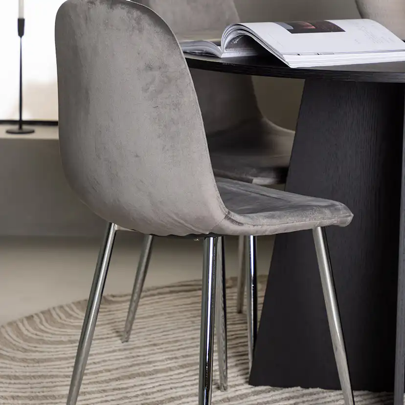 Matgrupp Venture Home Bootcut Ø110 cm med 4 st Eva stolar