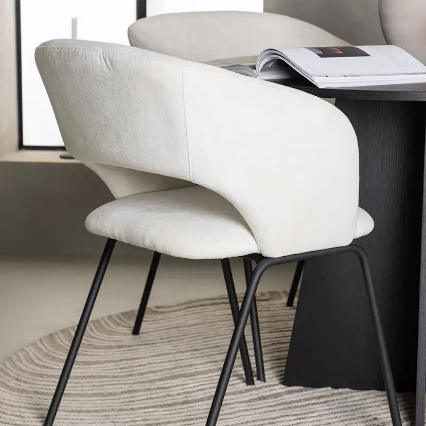 Matgrupp Venture Home Bootcut Ø110 cm med 4 st Day stolar