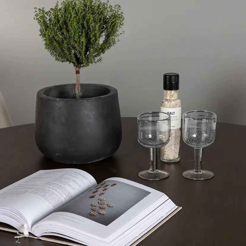 Matgrupp Venture Home Kaseidon Ø100 cm med 4 st Rosie stolar