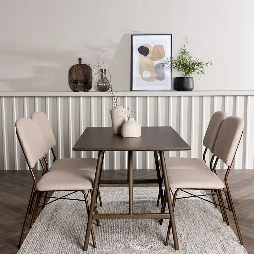 Matgrupp Venture Home Kaseidon med 4 st Seda stolar