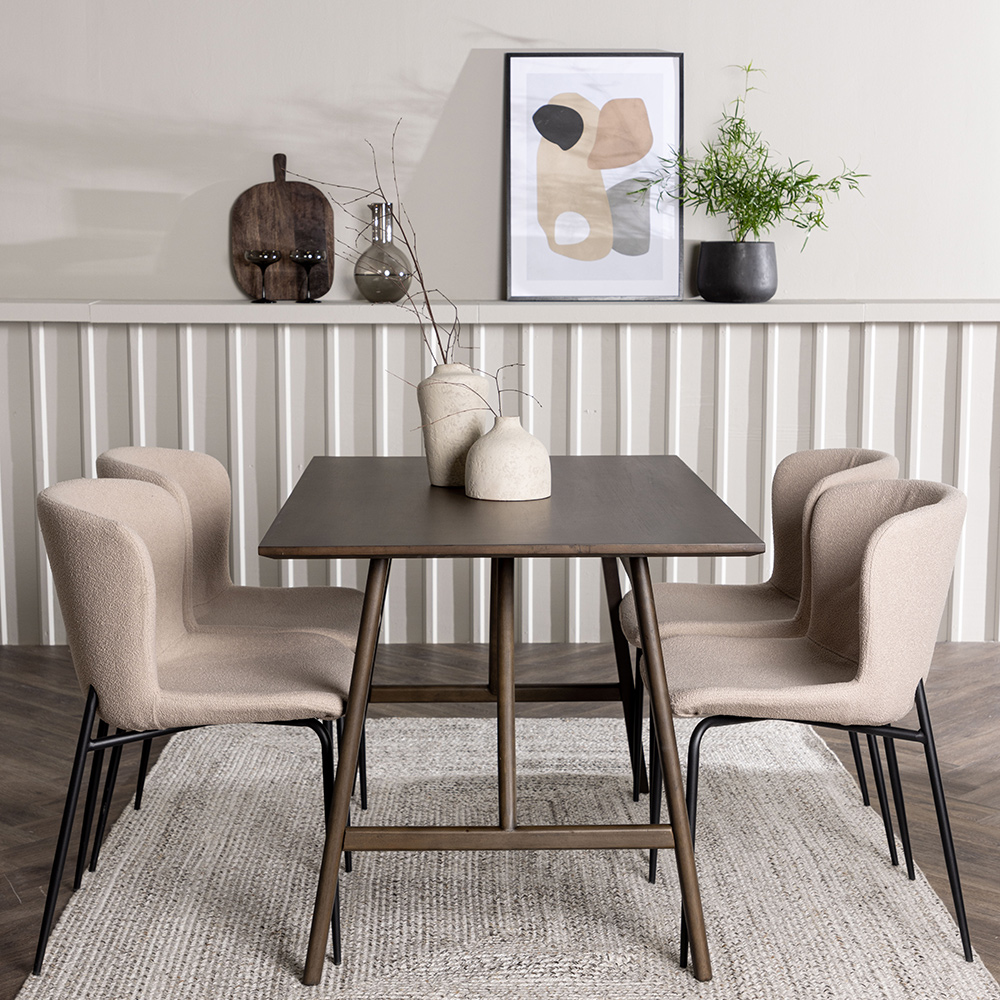 Matgrupp Venture Home Kaseidon med 4 st Modesto stolar