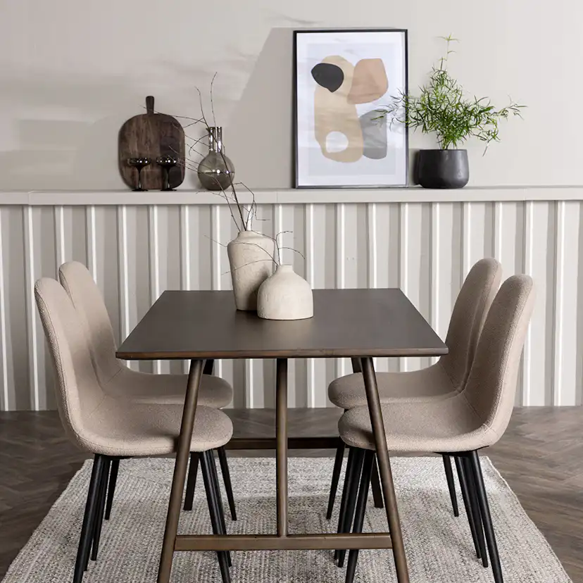 Matgrupp Venture Home Kaseidon med 4 st Polar stolar