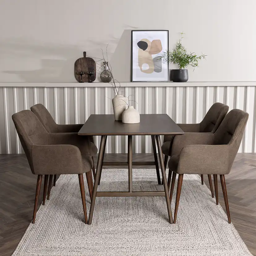 Matgrupp Venture Home Kaseidon med 4 st Tomorrow stolar