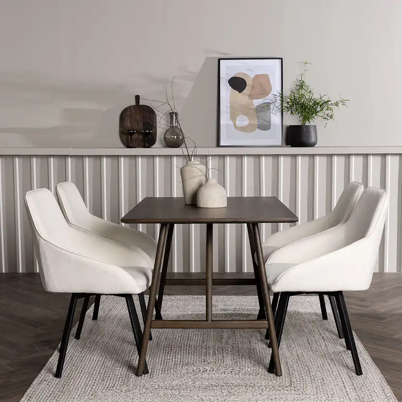 Matgrupp Venture Home Kaseidon med 4 st Rosie stolar