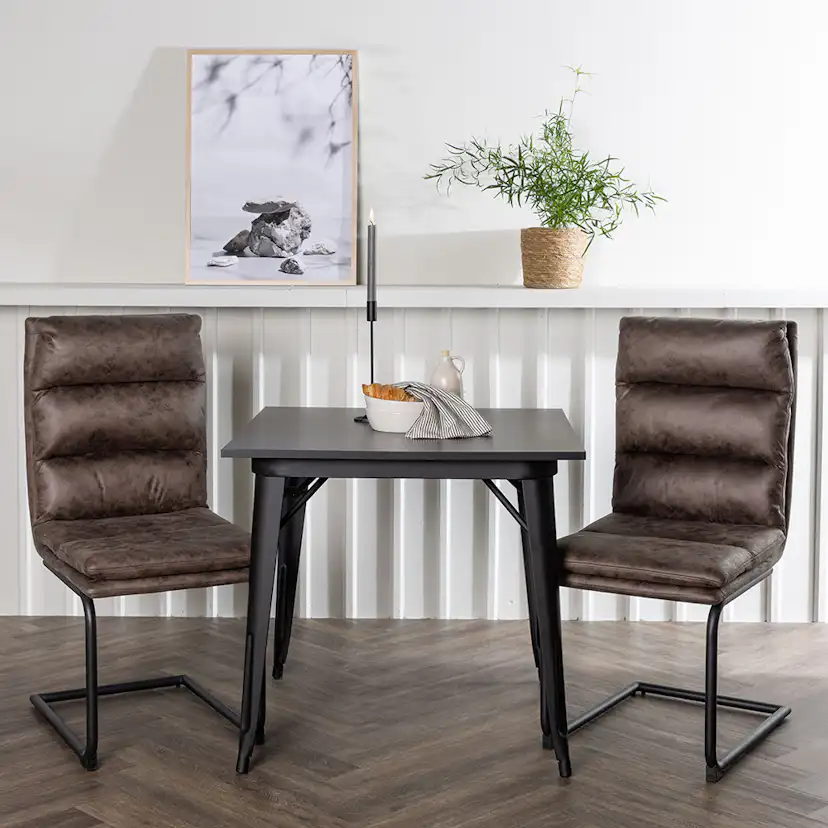 Matgrupp Venture Home Tempe med 2 st Zizo stolar