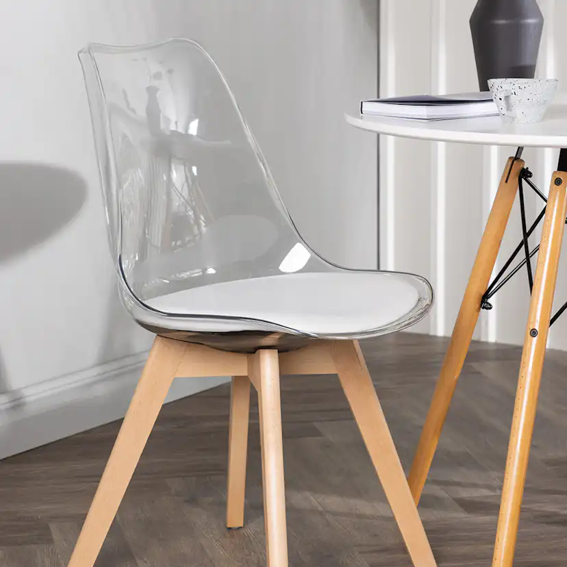 Matgrupp Venture Home Danburi Ø60 cm med 2 st Edvin stolar