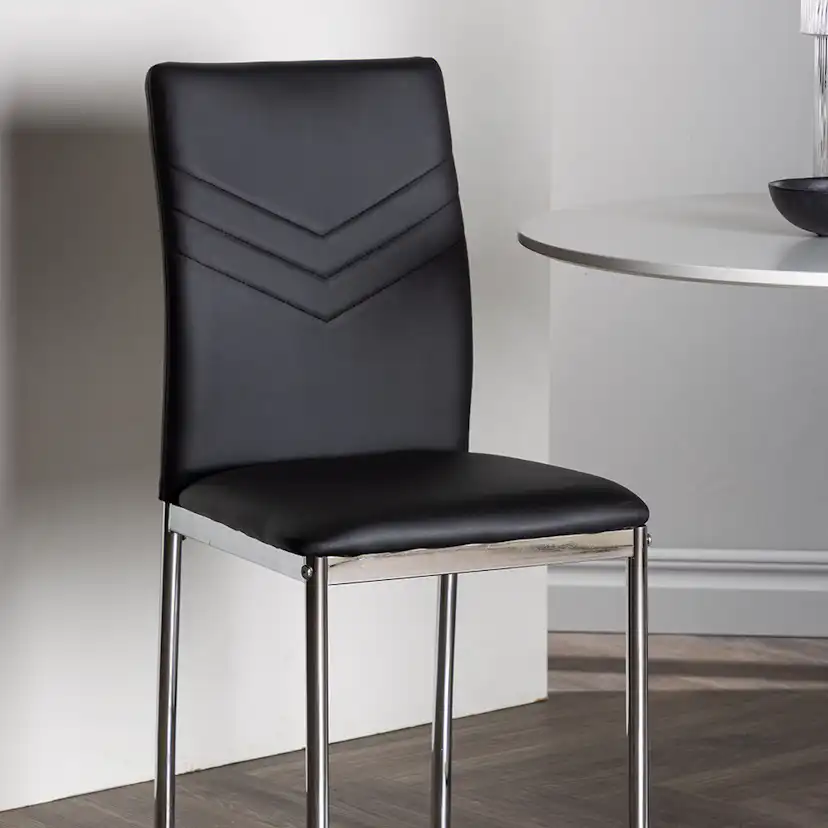 Matgrupp Venture Home Hamden Ø80 cm med 2 st Lily stolar