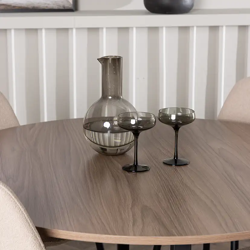 Matgrupp Venture Home Durango Ø120 cm med 4 st Polar stolar