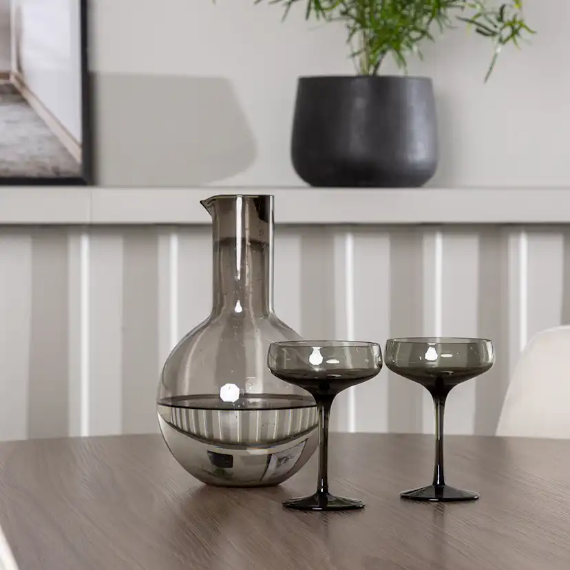 Matgrupp Venture Home Durango Ø120 cm med 4 st Rosie stolar