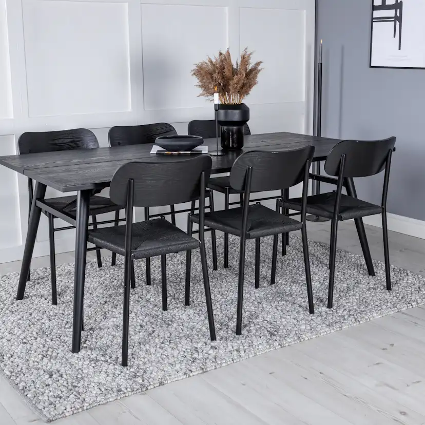 Matgrupp Venture Home Sleek med 6st Polly Stolar