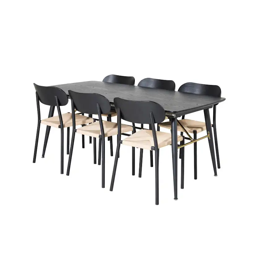 Matgrupp Venture Home Gold med 6st Polly Stolar