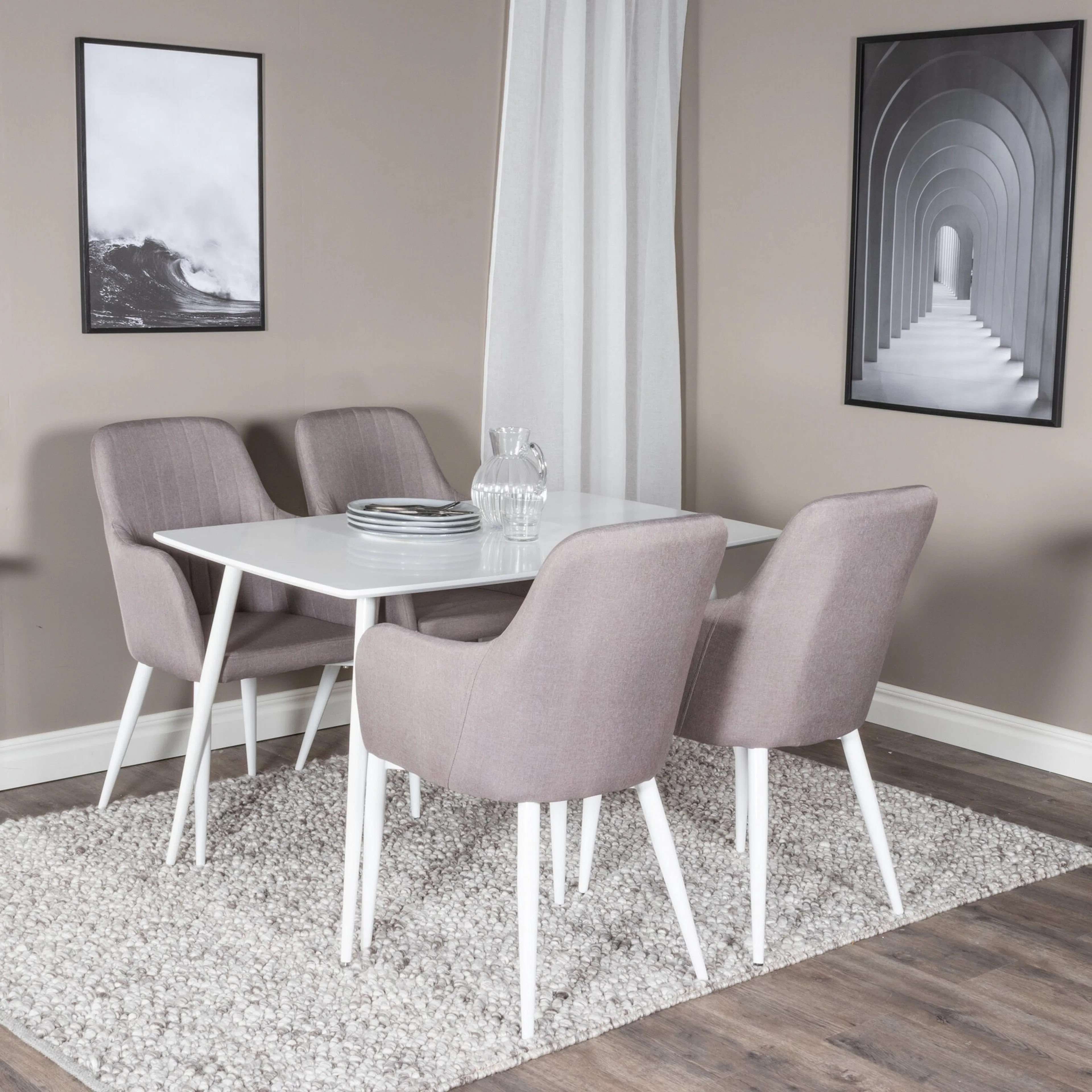 Matgrupp Venture Home Polar med 4st Comfort Stolar