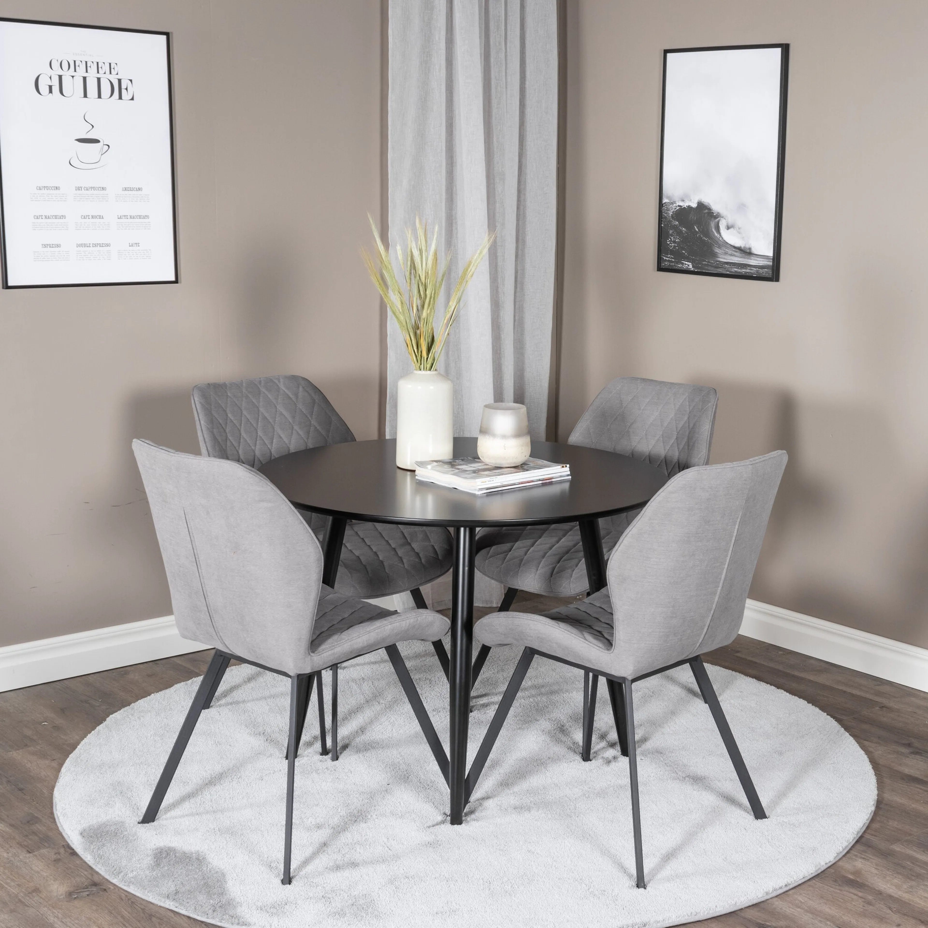 Matgrupp Venture Home Plaza med 4st Gemma Stolar