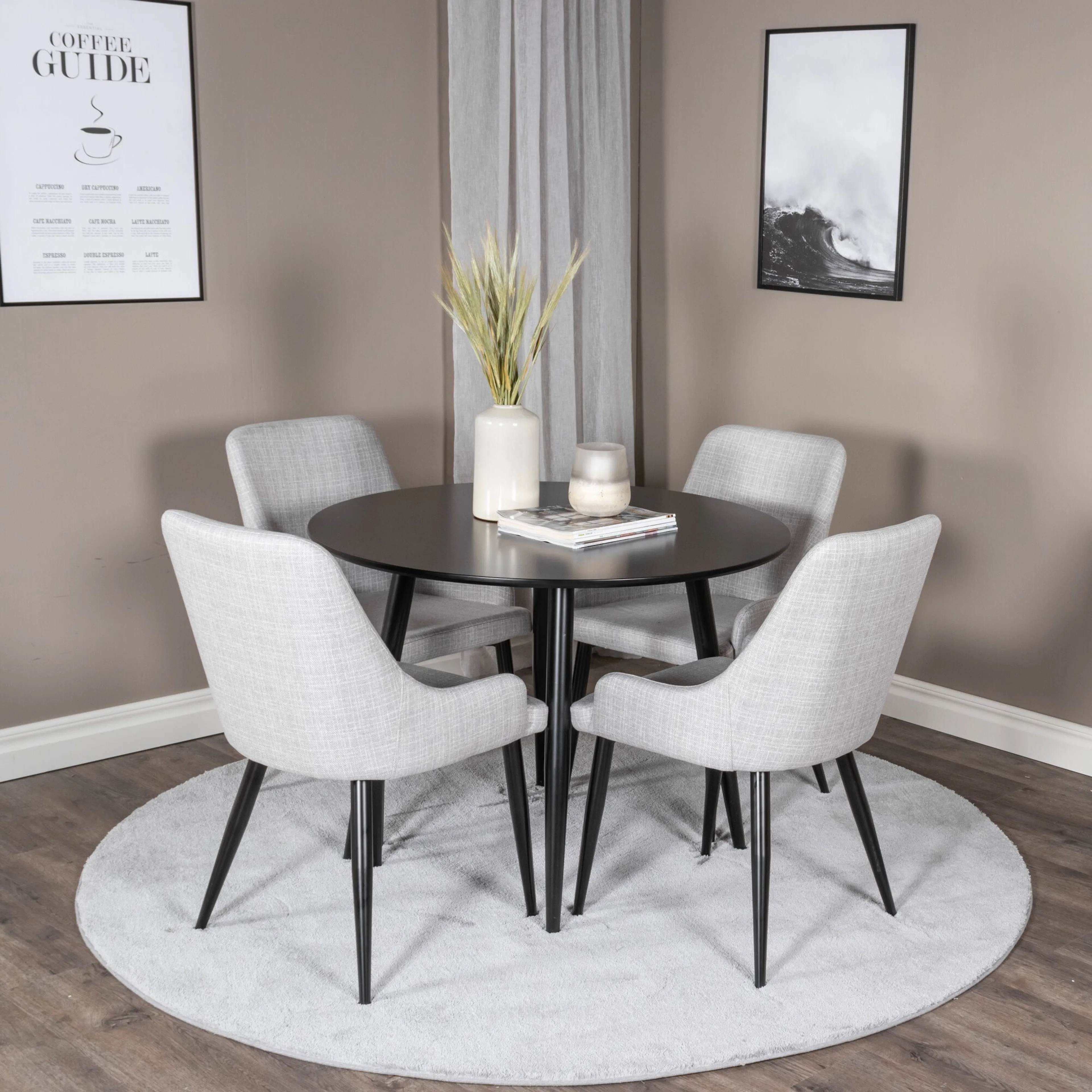 Svart/Ljusgrå/Svart