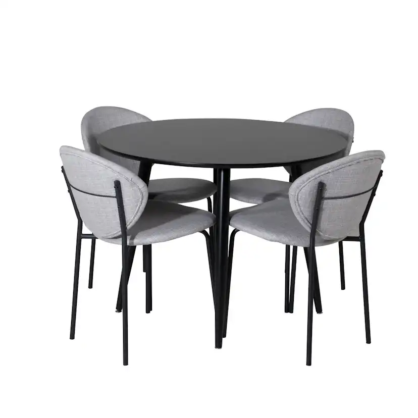 Matgrupp Venture Home Plaza med 4st Vault Stolar