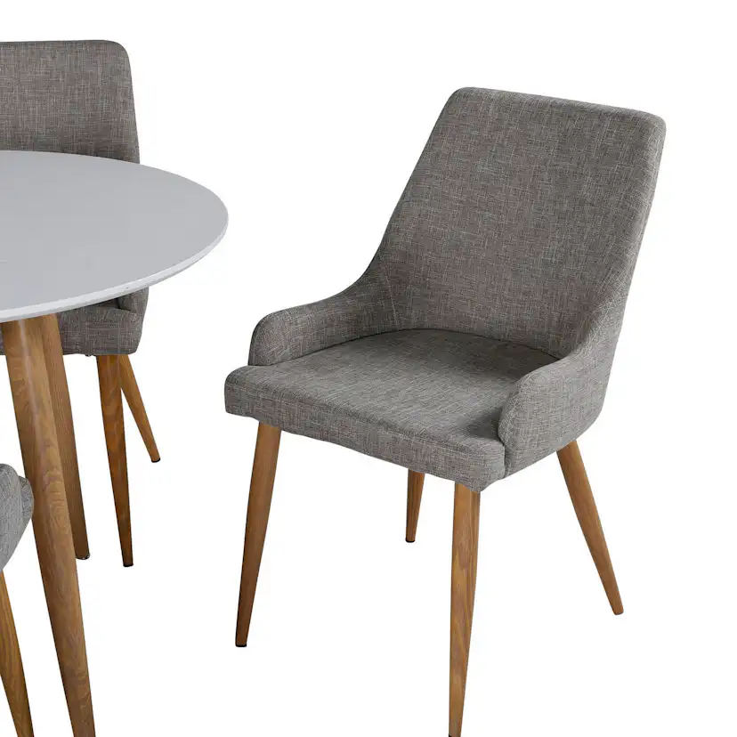 Matgrupp Venture Home Polar med 4st Plaza Stolar